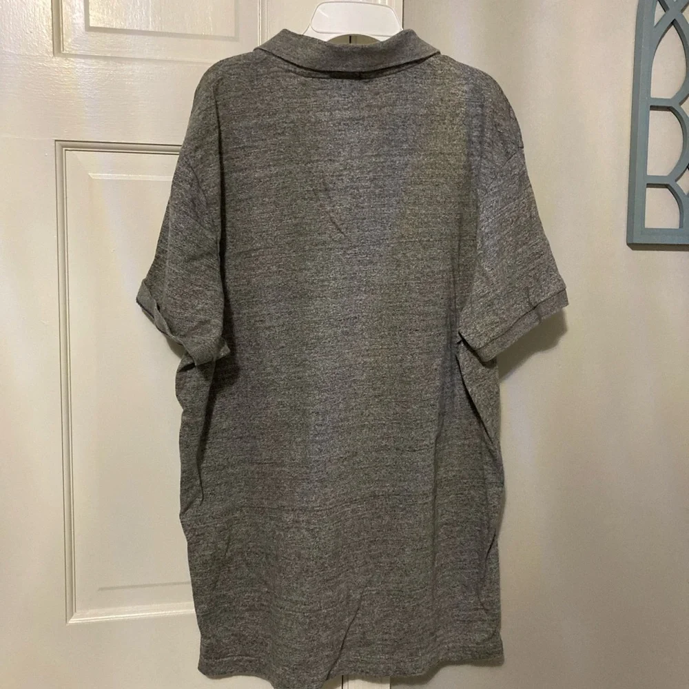 American Eagle Outfitters Men's Heather Gray Polo - Picture 4 of 4